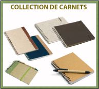 Menu carnets publicitaires