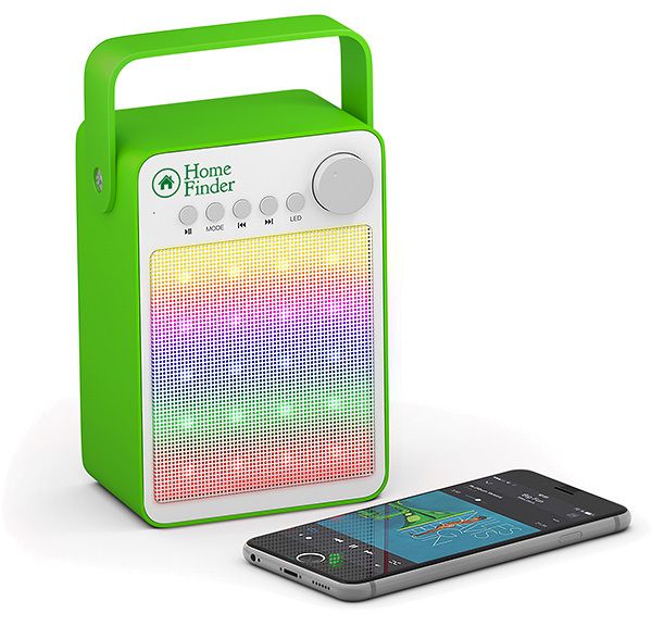 Enceinte bluetooth Rétro - verte