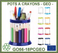 Pot a crayons geo GO56-18PCGEO