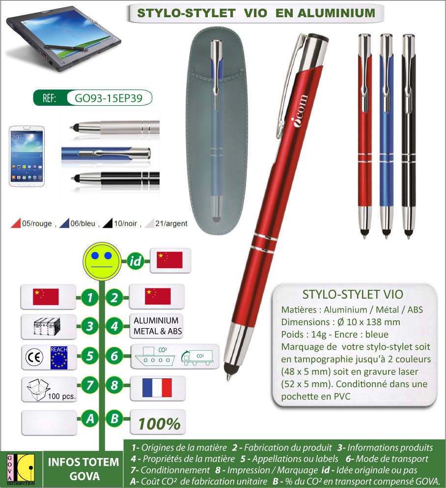 stylet / stylo VIO TOUCH