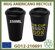 Gobelet mug isotherme de 350 ml en plastique recyclé - GO12-210691