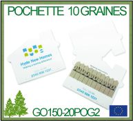 Pochette de 10 bâtonnets de graines biologiques à planter - GO150-20POG1