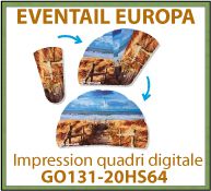 Eventail cinq formes en carton FSC tige plastique fabrication europe - GO131-EV18-01