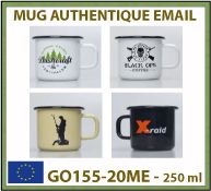 Vignette mug emaille 250ml