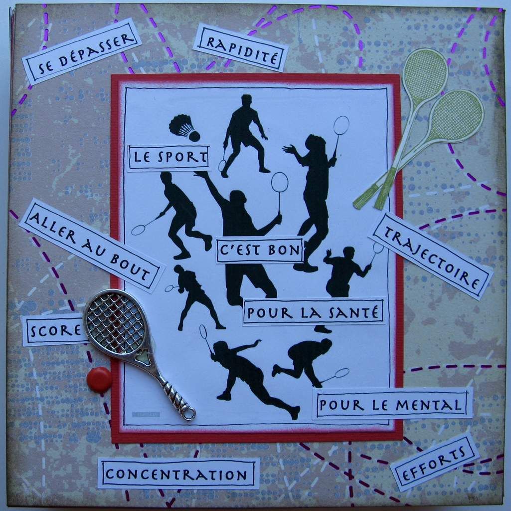 Carte Anniversaire Special Badminton Carterie Scrapbooking Objets Alteres Tutos s Carte Anniversaire Special Badminton Carterie Scrapbooking Objets Alteres Tutos s