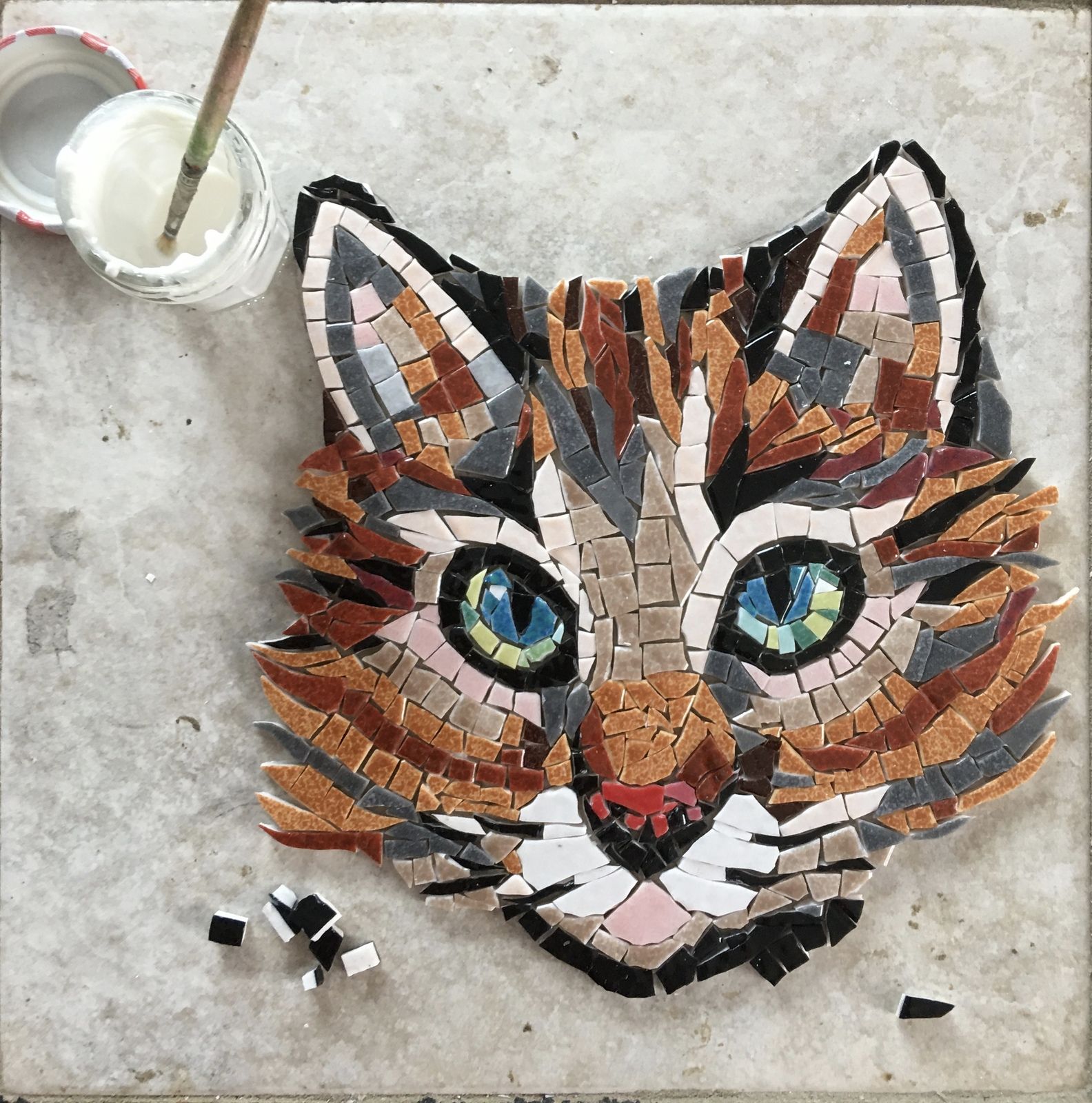 Mosaique Tete De Chat Carterie Scrapbooking Objets Alteres Tutos s Mosaique Tete De Chat Carterie Scrapbooking Objets Alteres Tutos s