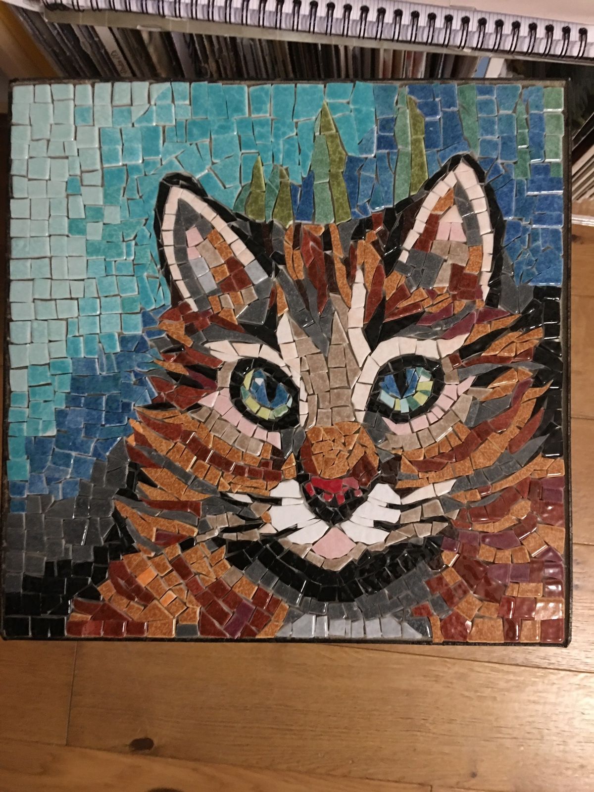 Mosaique Tete De Chat Carterie Scrapbooking Objets Alteres Tutos s