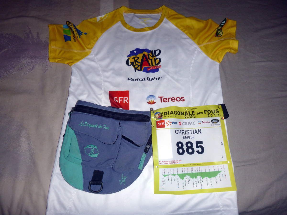 Diagonale Des Fous 2017 J 1 Retrait Des Dossards Christian Baigue De L Athle Au Trail