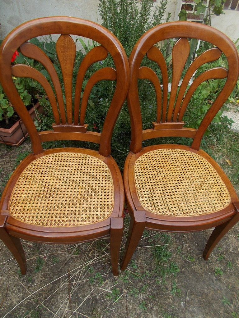 Chaises avec cannages modernes