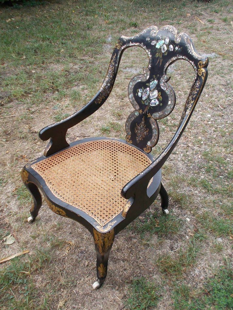 Fauteuil canné