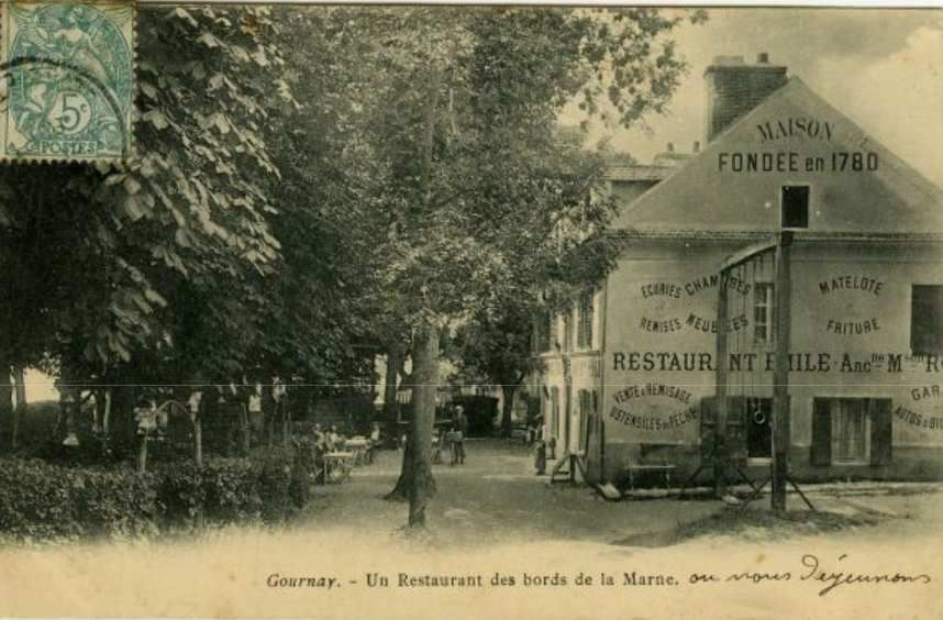 Maxime dernier restaurant de Gournay rive droite