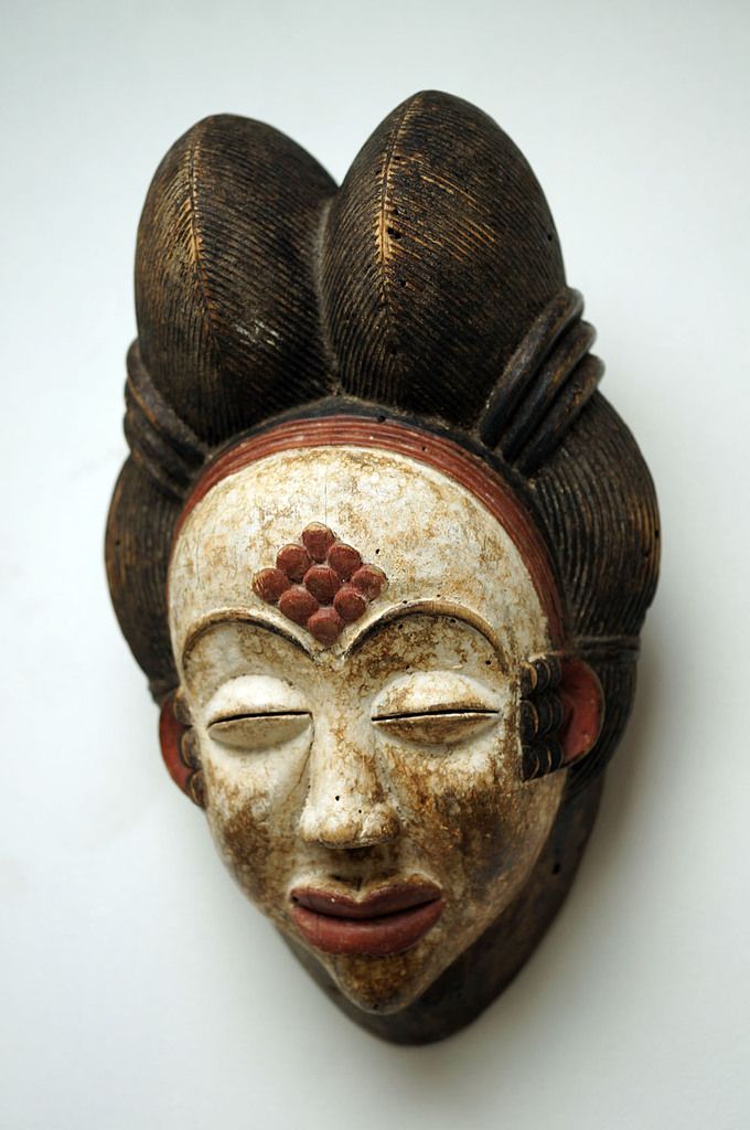masque punu et kaolin