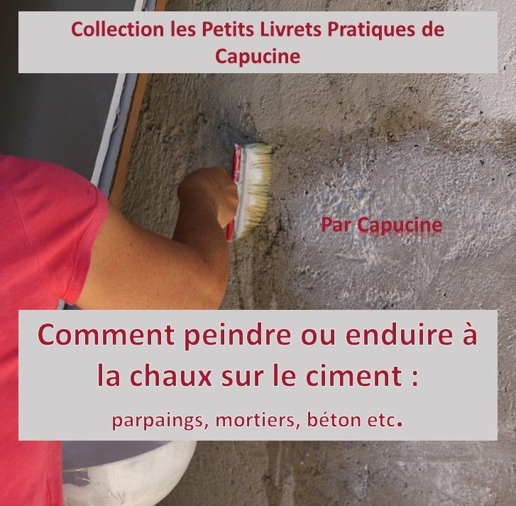 peinture chaux sur ciment