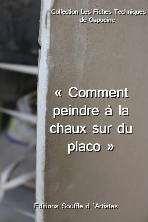 peinture chaux sur placo - lait de chaux sur ba13