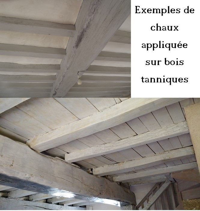 bois et peinture bio, peindre chaux sur bois, bois peint avec chaux, blanchir bois avec chaux,recette chaux sur bois, comment appliquer chaux sur du bois, sapin peint avec chaux, poutres chênes peinture chaux