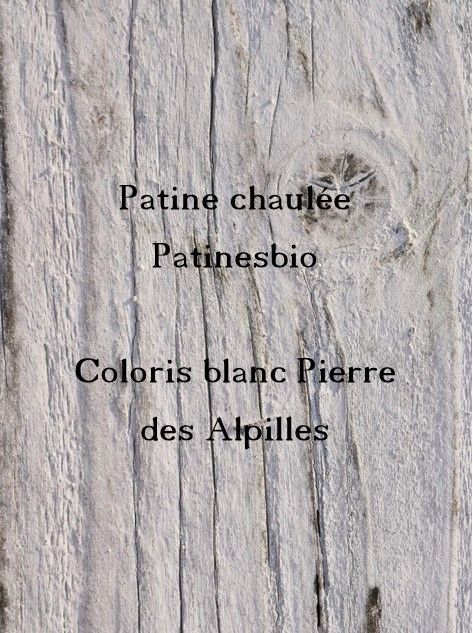 peindre bois avec peinture chaux transparente
