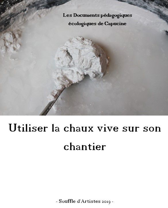 la chaux vive, utilisations - peintures naturelles