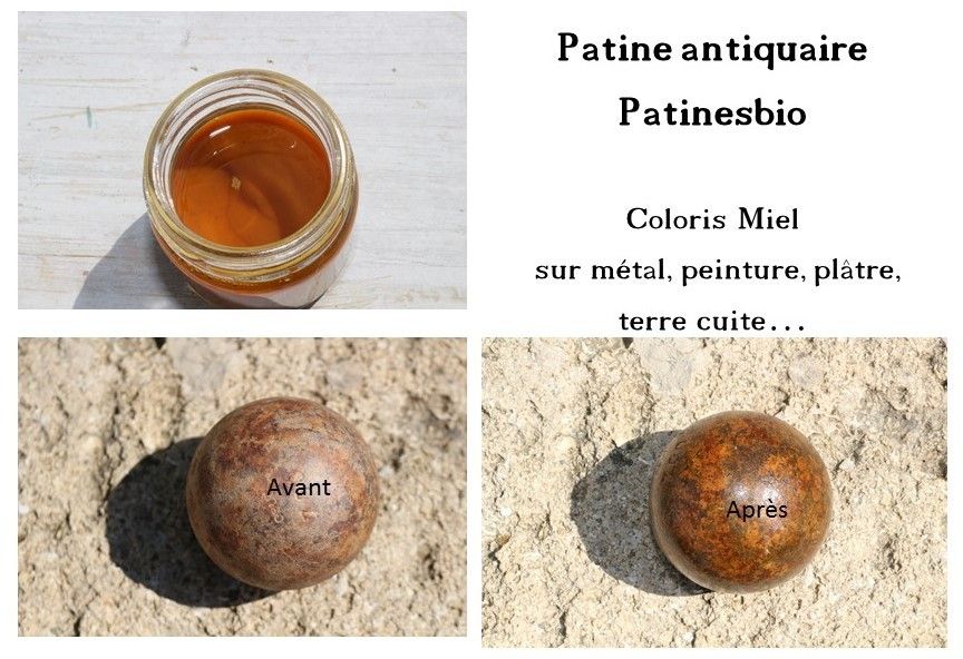 patine écologique pour vieillir métal