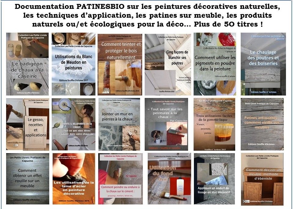 peintures naturelles recettes