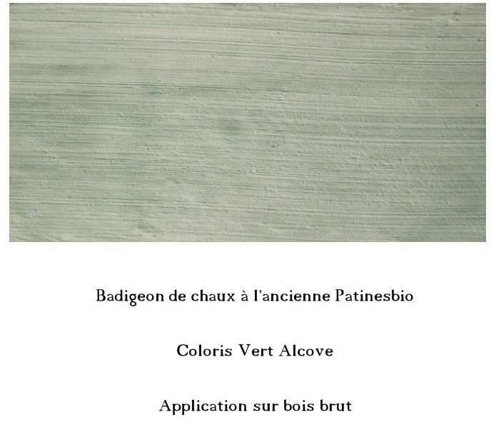 peinture chaux vert 