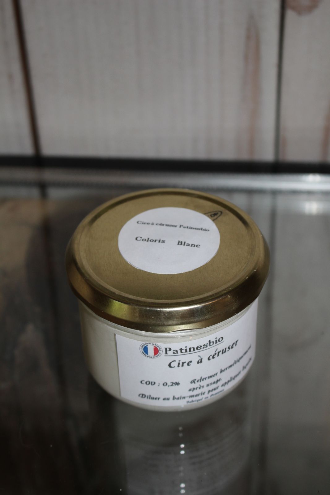 céruse naturelle, produit naturel pour céruser, cire blanche pour céruse