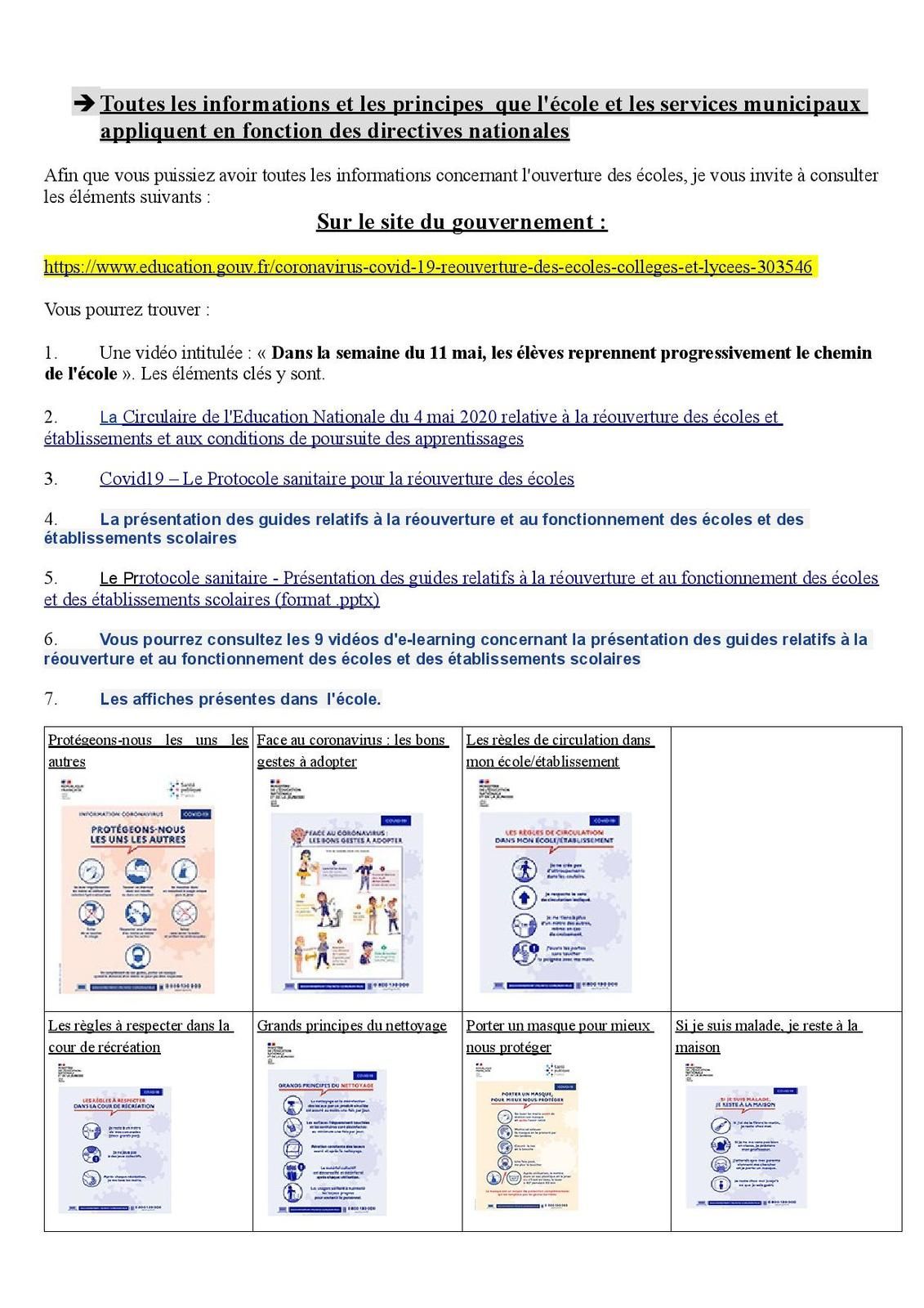 Mots aux parents ECOLE MATERNELLE et ELEMENTAIRE PRATFOËN GUIDEL
