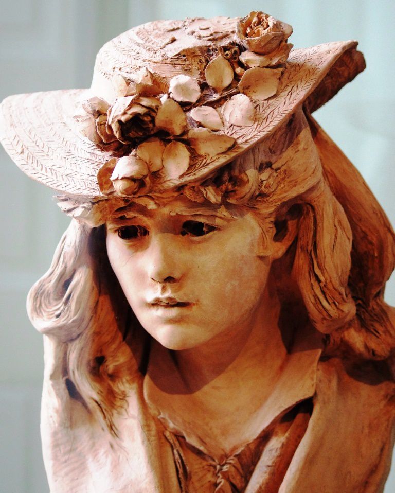 La jeune femme au chapeau fleuri d'Auguste Rodin - Le blog de Jean-Pierre  Kosinski.