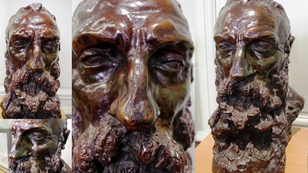 Le buste d'Auguste Rodin est modelé par Camille Claudel entre 1886 et 1888. Bronze Gruet de 1892