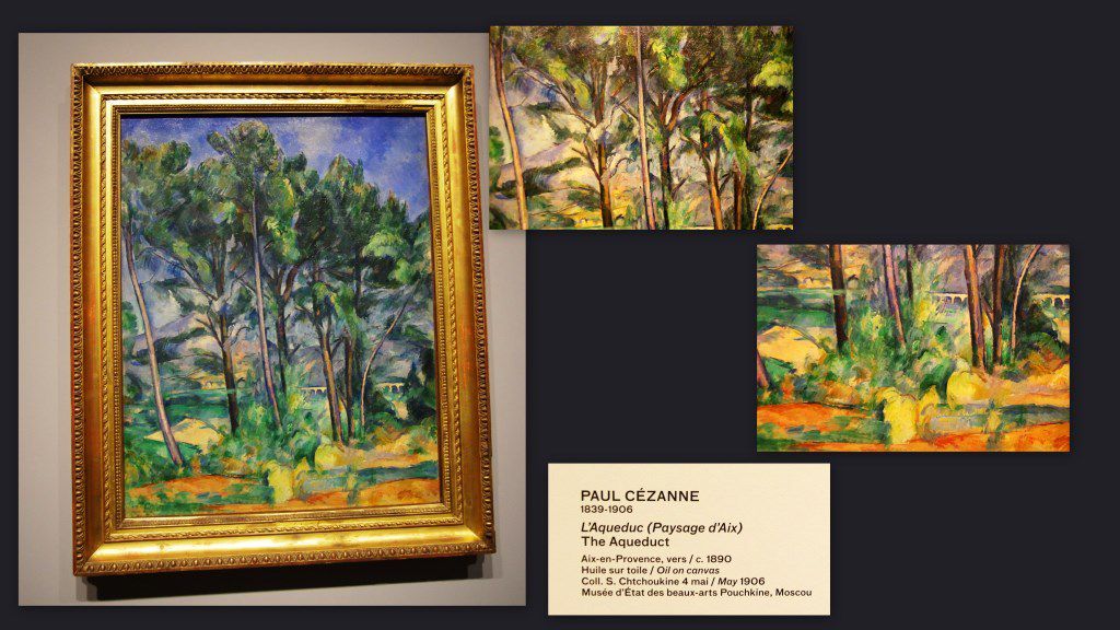 "L'Aqueduc" de Paul Cézanne, Huile sur toile vers 1890 L'oeuvre et ses détails