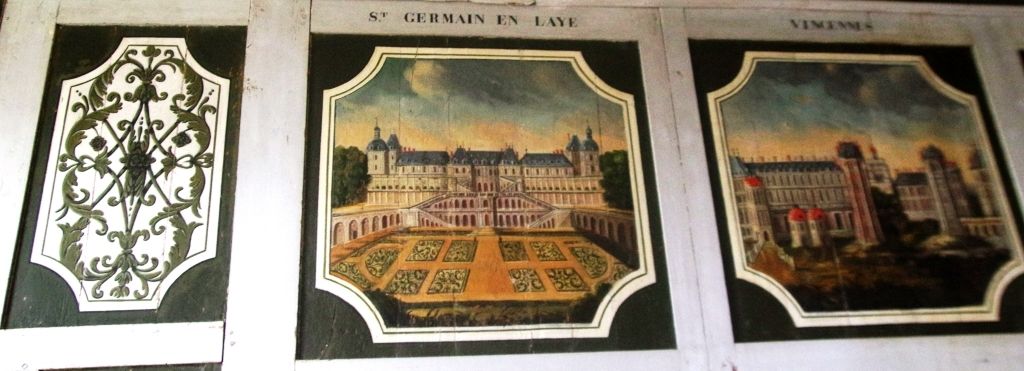 Le châteaux de Saint-Germain-en-Laye et de Vincennes peints à l'époque