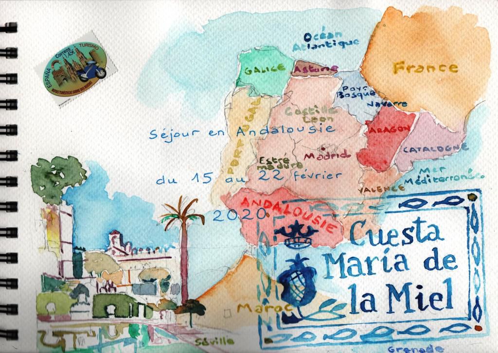 Carnet de voyage aquarelles et dessins en Andalousie - Le blog de  Jean-Pierre Kosinski.