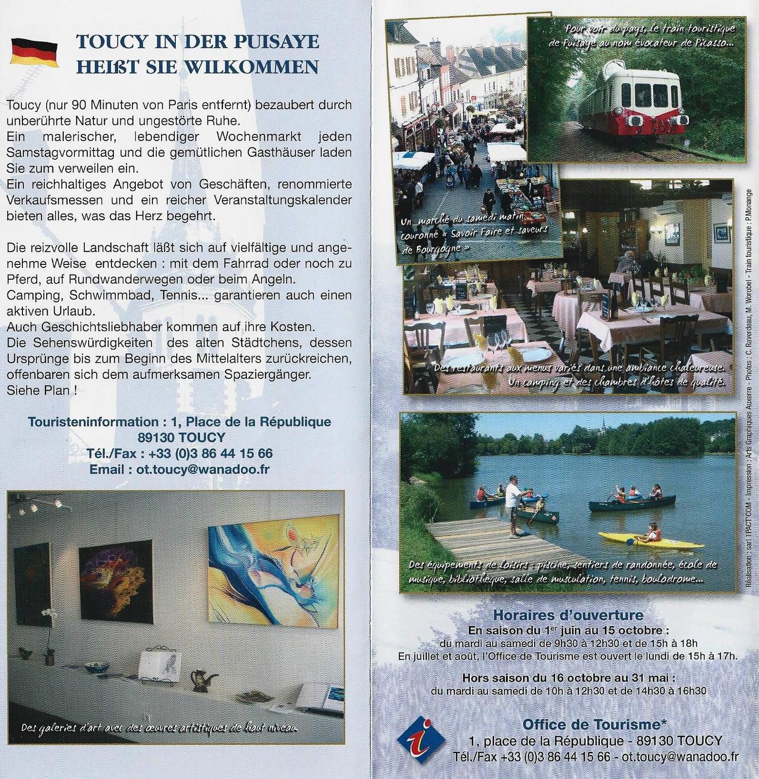 Toucy, dans l'Yonne ville et ancienne gare