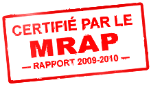 Logo figurant sur certains sites d'extrême-droite fiers d'être cités par le MRAP