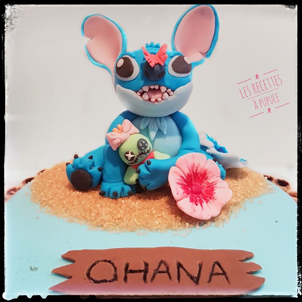 Gateau Stitch - Cup and Cake