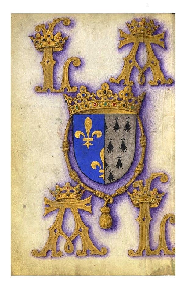 Anne de Bretagne alors Reine commanda à l'enlumineur Jean Bourdichon ce