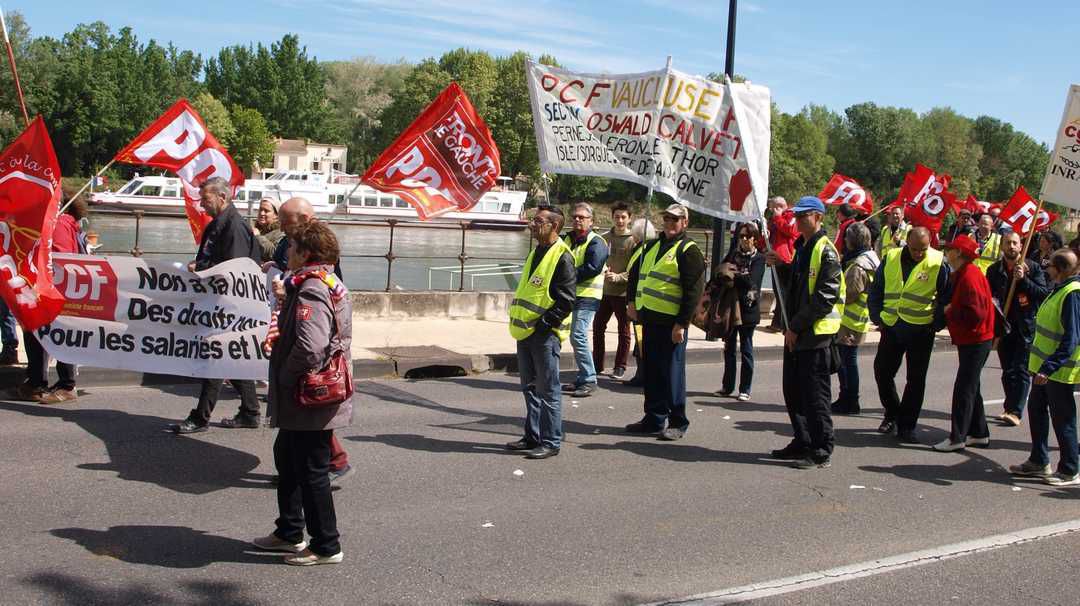 Journé d'action contre la loi El Khomri à Avignon