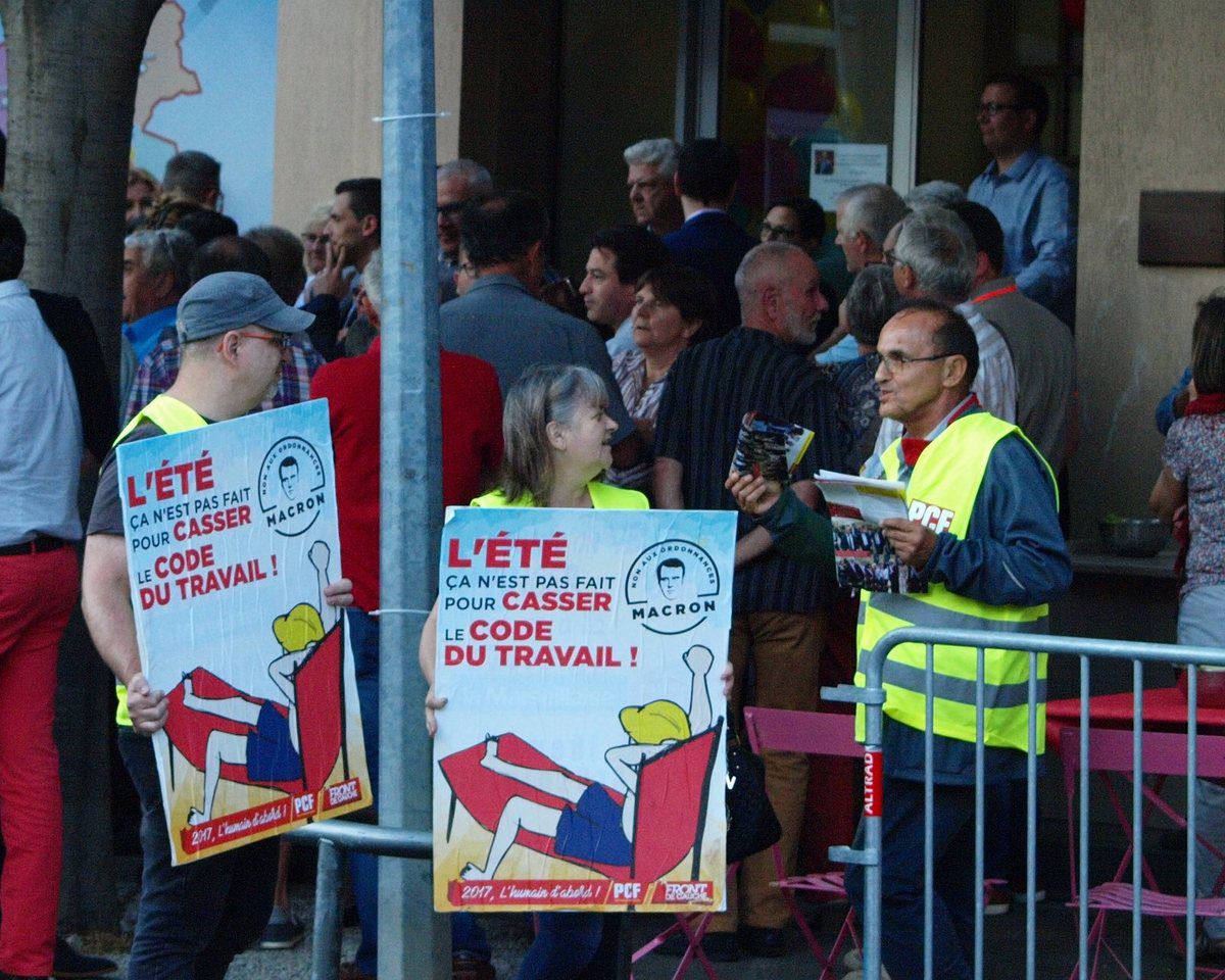 Les communistes de la 3eme circonscription de Vaucluse jouent les trouble-fêtes ! 