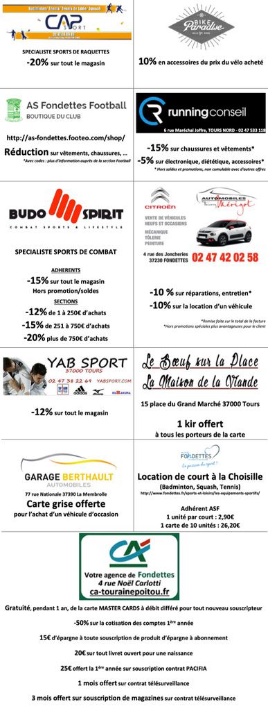 C-Partenariats & Sponsors - AS Fondettes Badminton