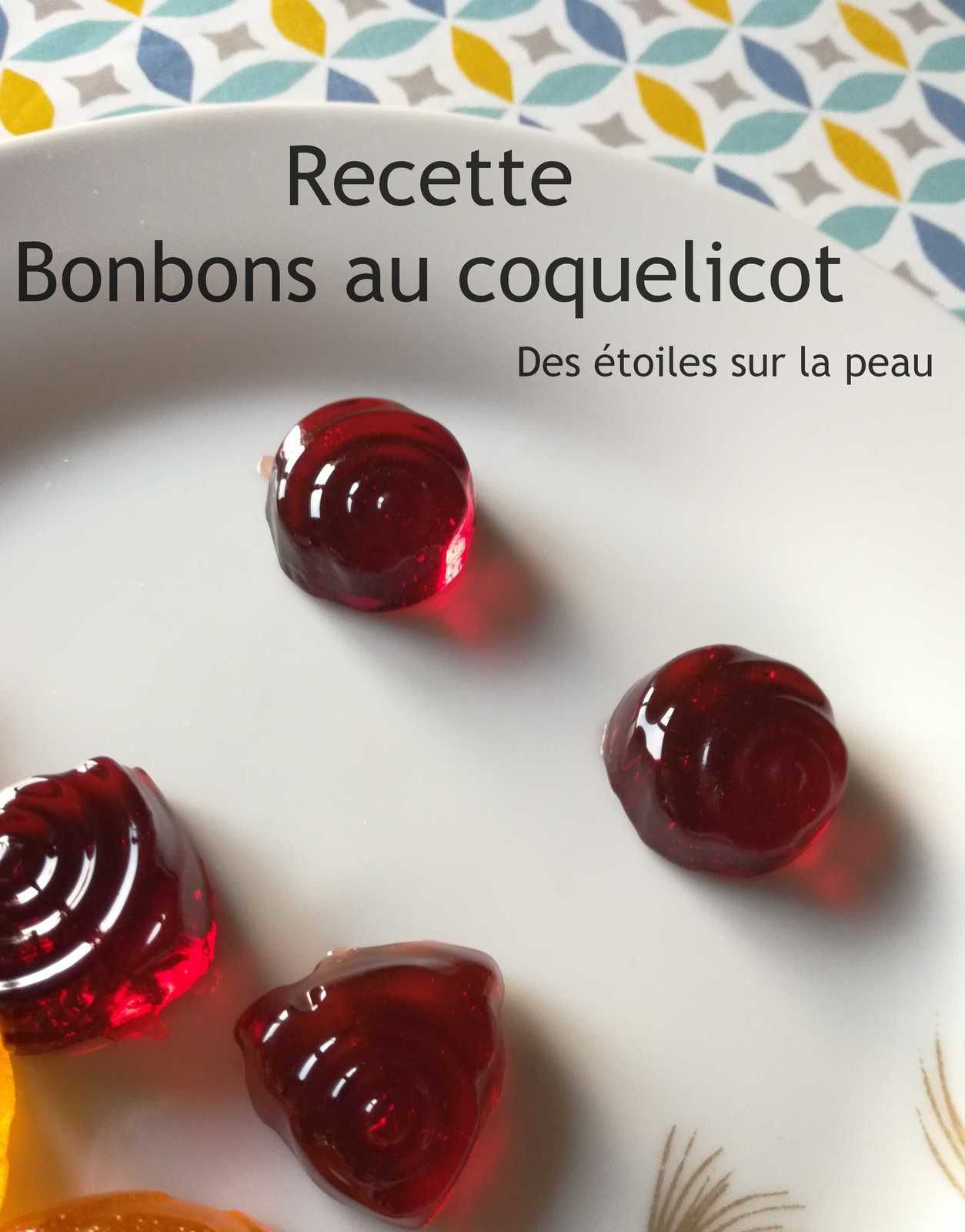 Bonbon maison au coquelicot - Recette - Le blog de des-etoiles-surlapeau