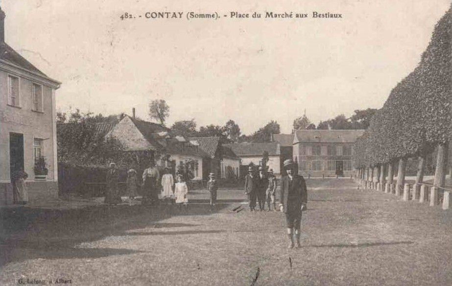 Contay. Carte postale ancienne. © G. Lelong.