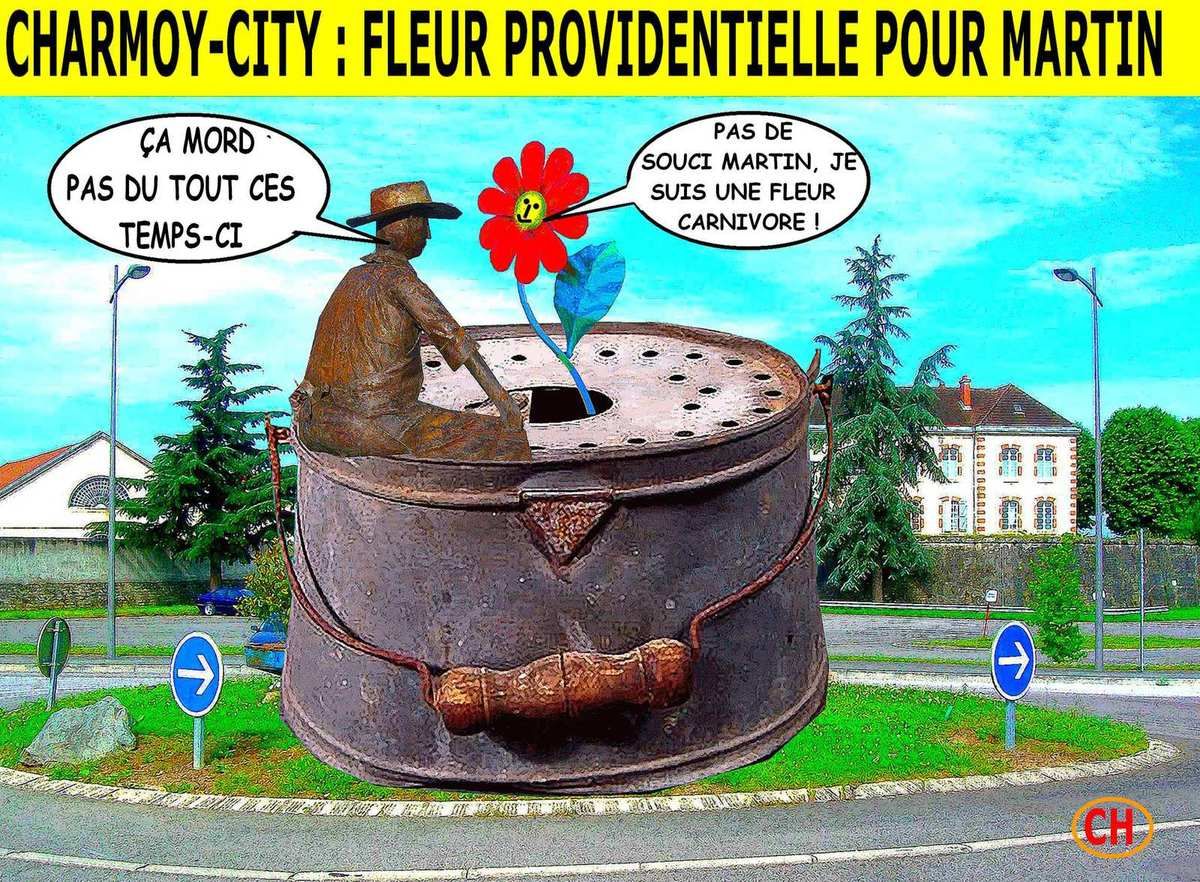 Charmoy-City : fleur providentielle pour Martin le pêcheur