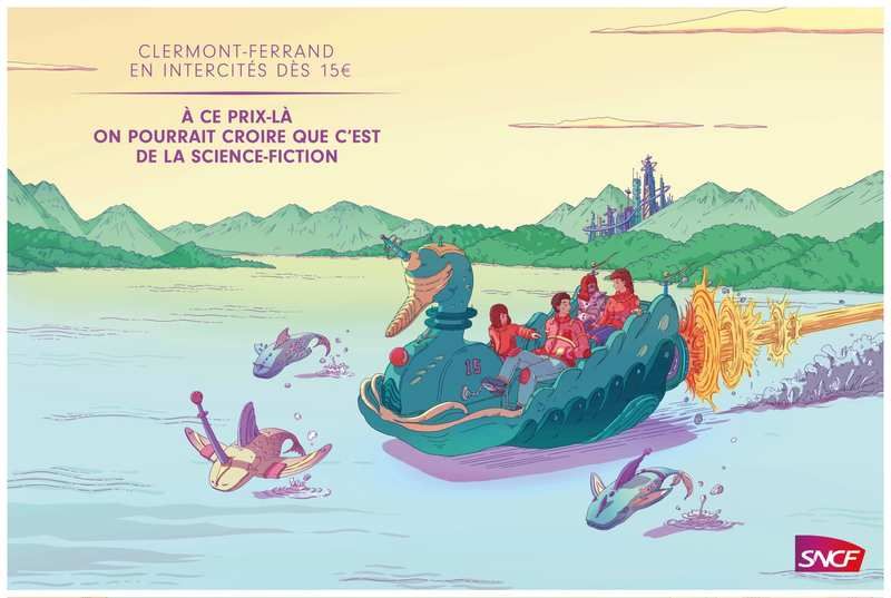 Le plus beau print de la semaine : SNCF et science-fiction, le cocktail créatif très décalé