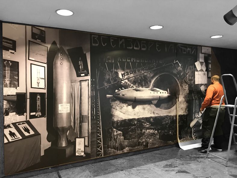 Adhésif pose de décor