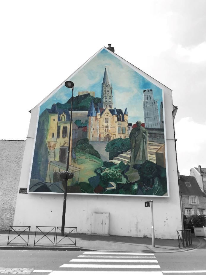 oeuvre artistique grand format sur toile.