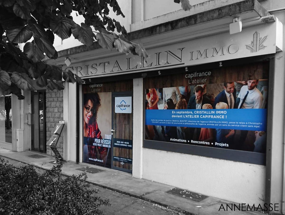 neutralisation de boutique pour travaux