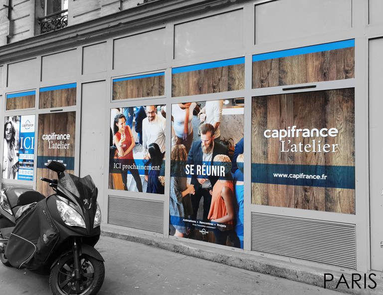 publicité de réseau, magasin publicité exterieure