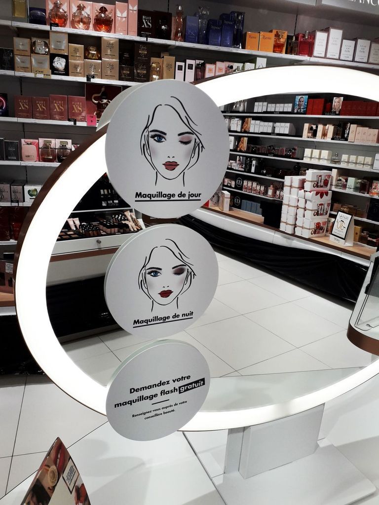 signaletique plv institut de soins estetiques