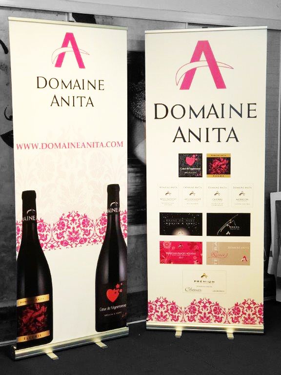 rollup Roll up producteurs de vin