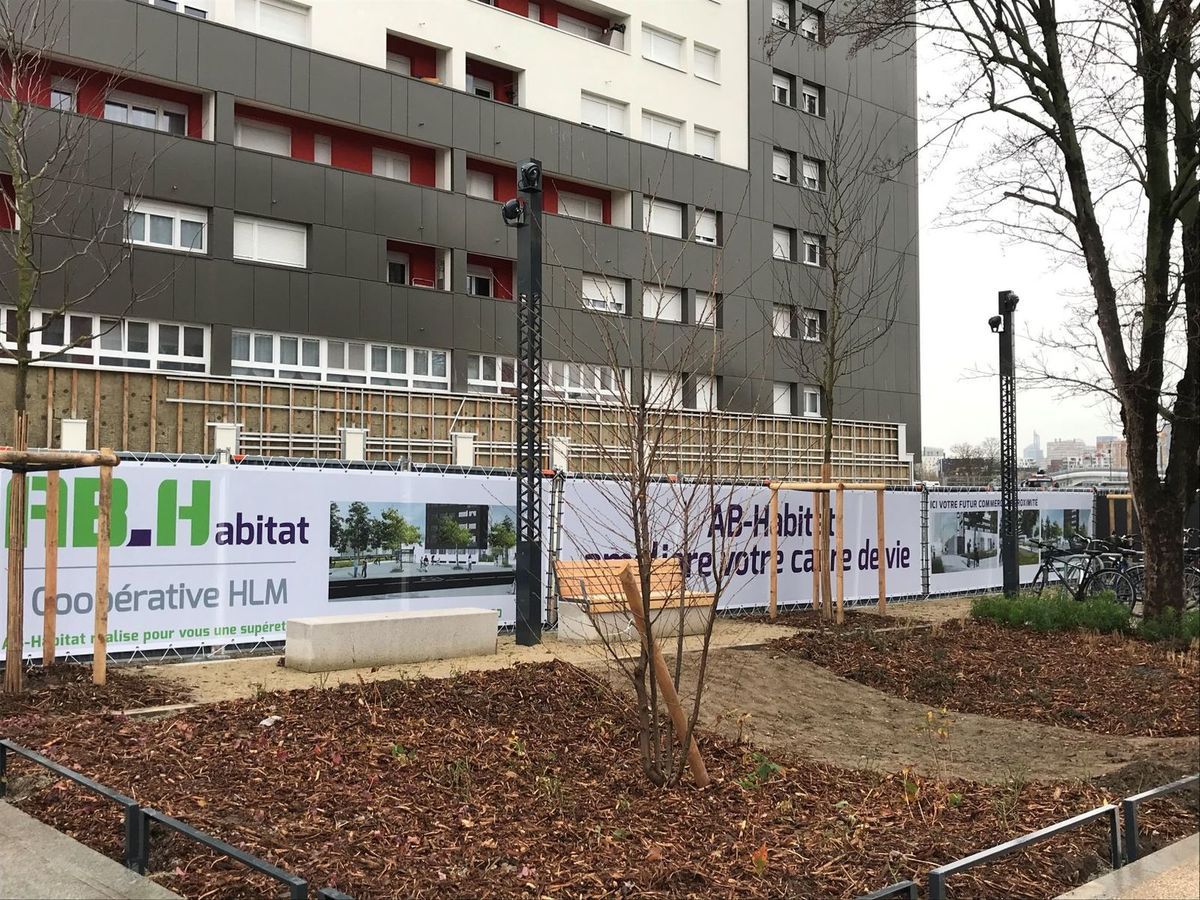 habillage palissade provisoire