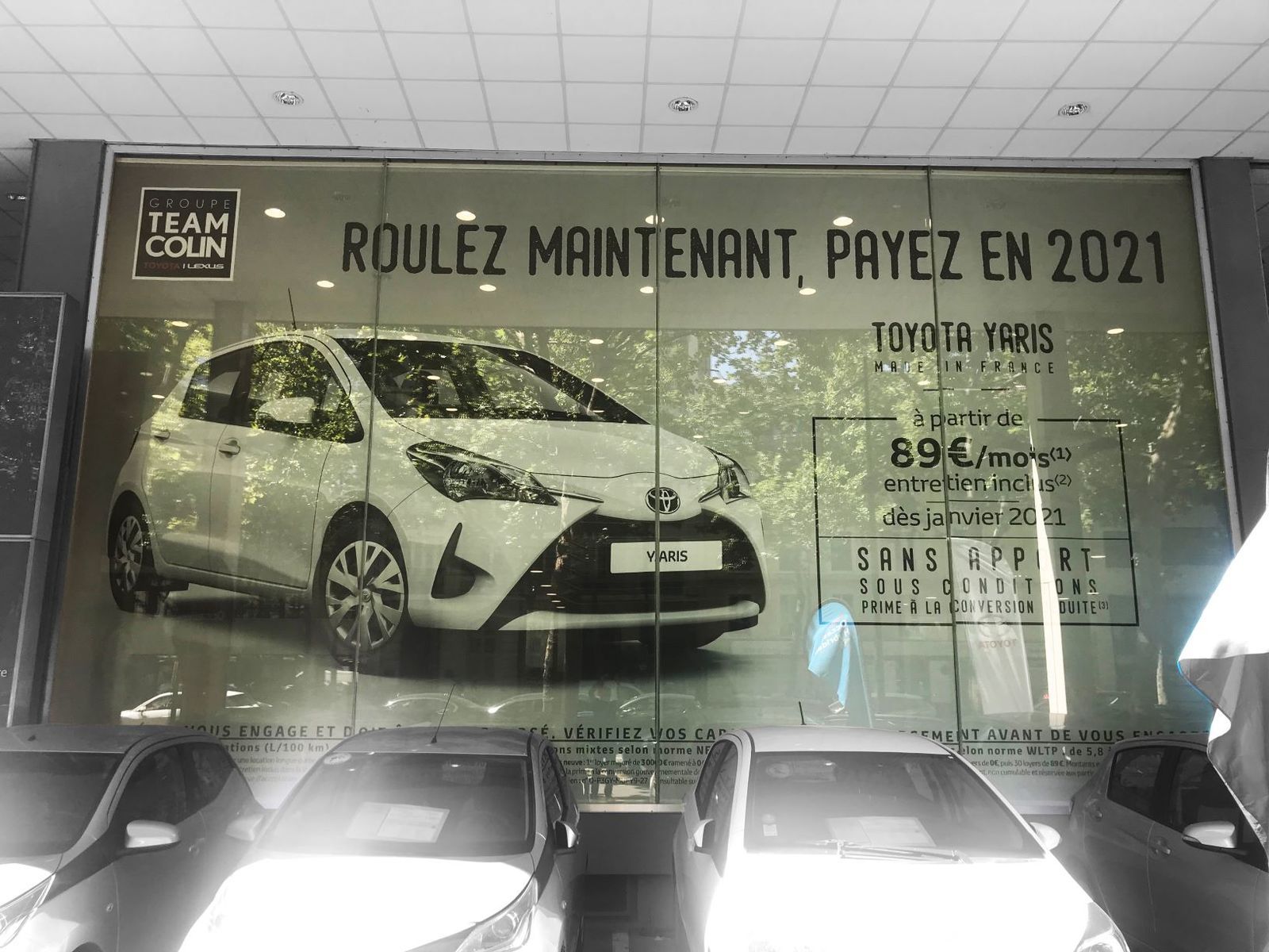 habillage de façade toile micro perforée imprimée